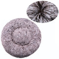 Plush Dog Bed Round Soft Calming Bed for Small Large Dogs & Cats