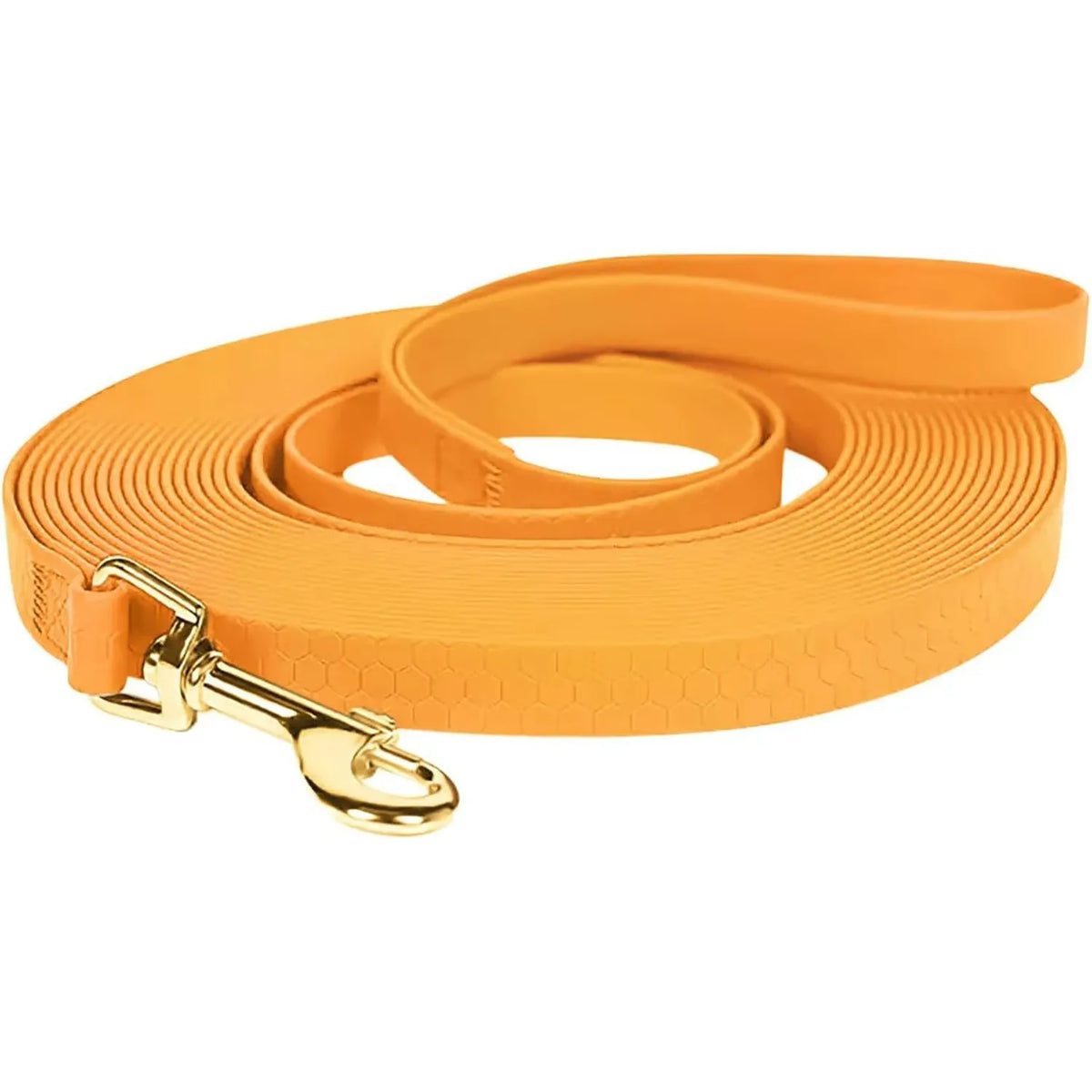 PVC Dog Leash – Waterproof Honeycomb Texture with Quick-Release Buckle