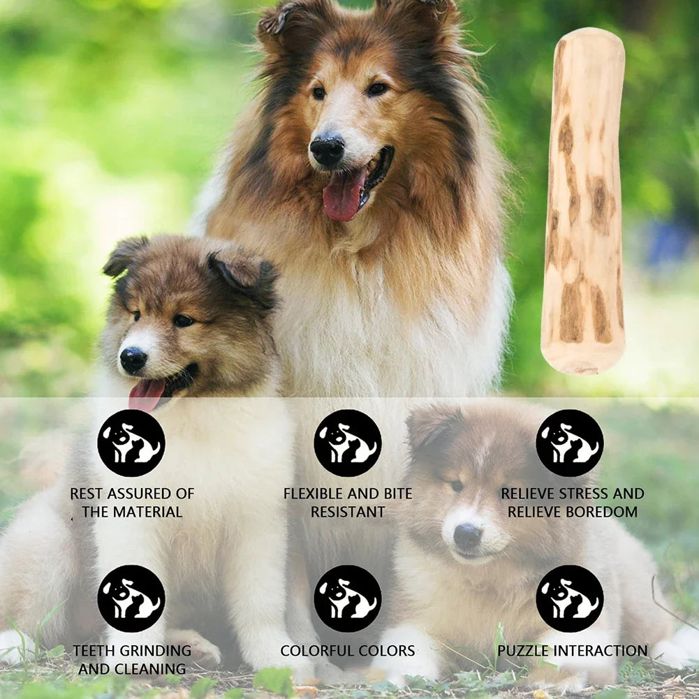 Wood Dog Chew Toy Natural Coffee Wood Chew Stick