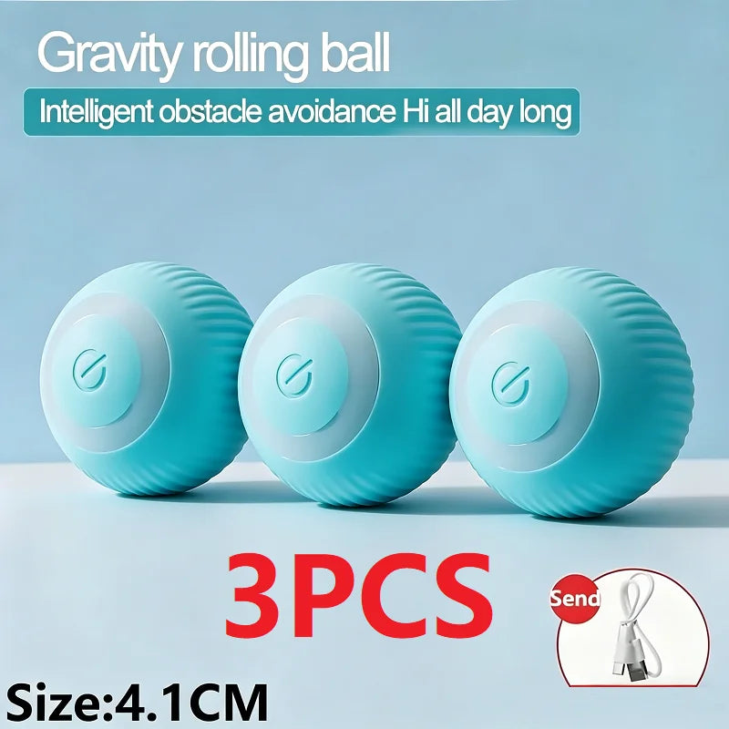 Automatic Cat Toy Rolling Ball Interactive Indoor Cat Toy