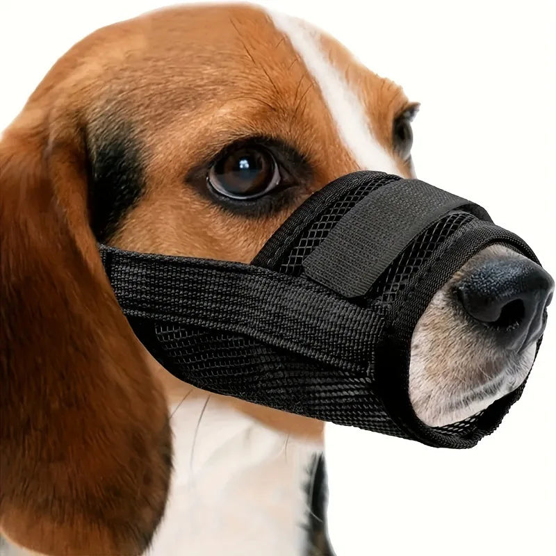 Dog Muzzle Breathable Adjustable Mouth Cover for Dogs