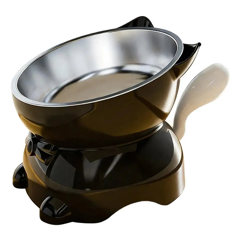 Elevated Cat Bowl – Inclined Food & Water