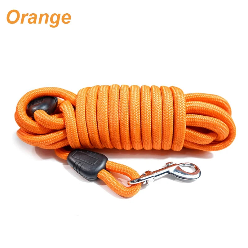 Long Dog Training Leash – 5M/10M/15M Nylon Recall Lead