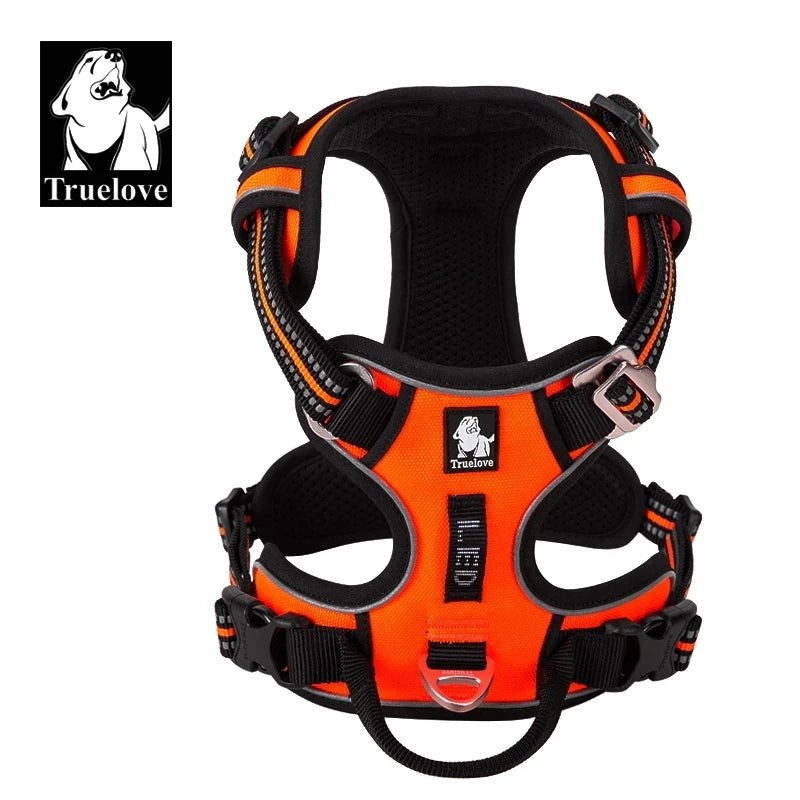 Reflective Dog Harness – Padded Outdoor Vest for All Sizes