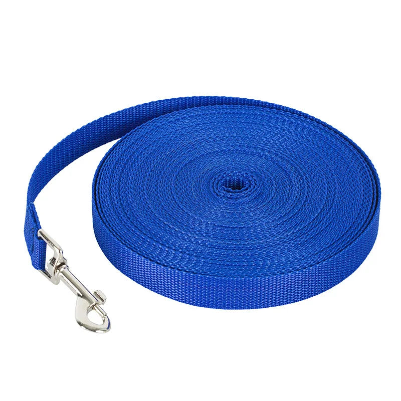 Long Dog Leash – 1.2M-30M Nylon Training Rope for Outdoor Use
