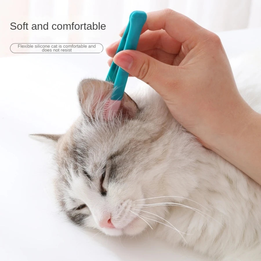 Cat Tear Stain Remover Comb Pet Eye Cleaning Brush