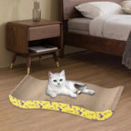 Cardboard Cat Scratcher – Lounge Bed & Scratching Pad for Cats