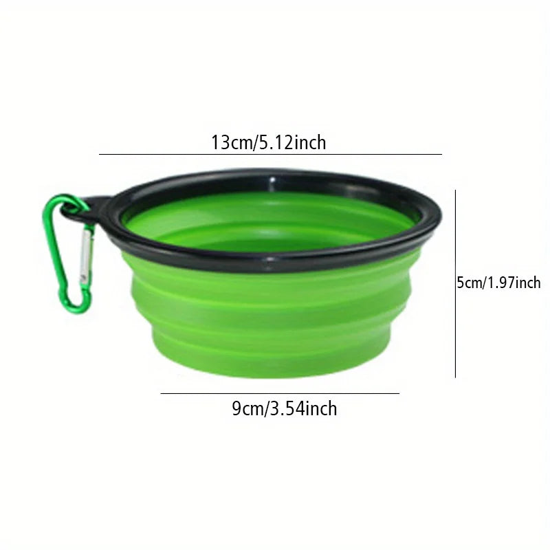 Portable Dog Travel Bowl Folding Food & Water Bowl