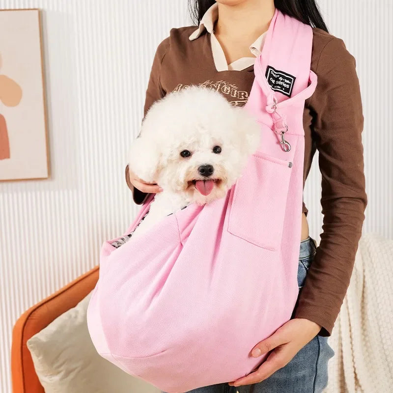 Pet Carrier Sling – Small Dog & Cat Shoulder Bag for Travel