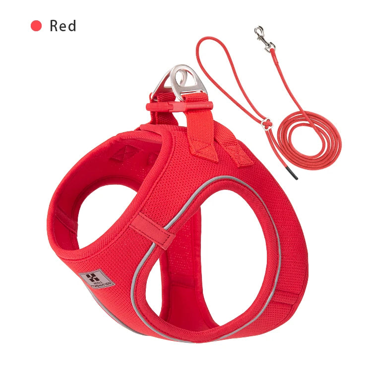 Cat Harness and Leash Set – Reflective Adjustable Vest