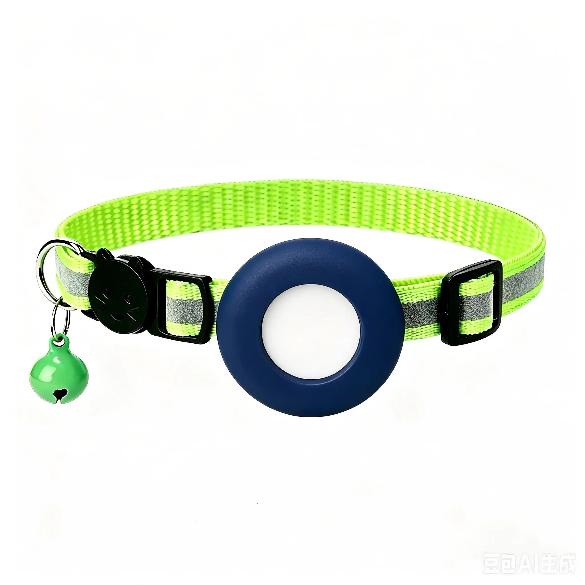 AirTag Cat Collar, Reflective Breakaway Collar With Bell
