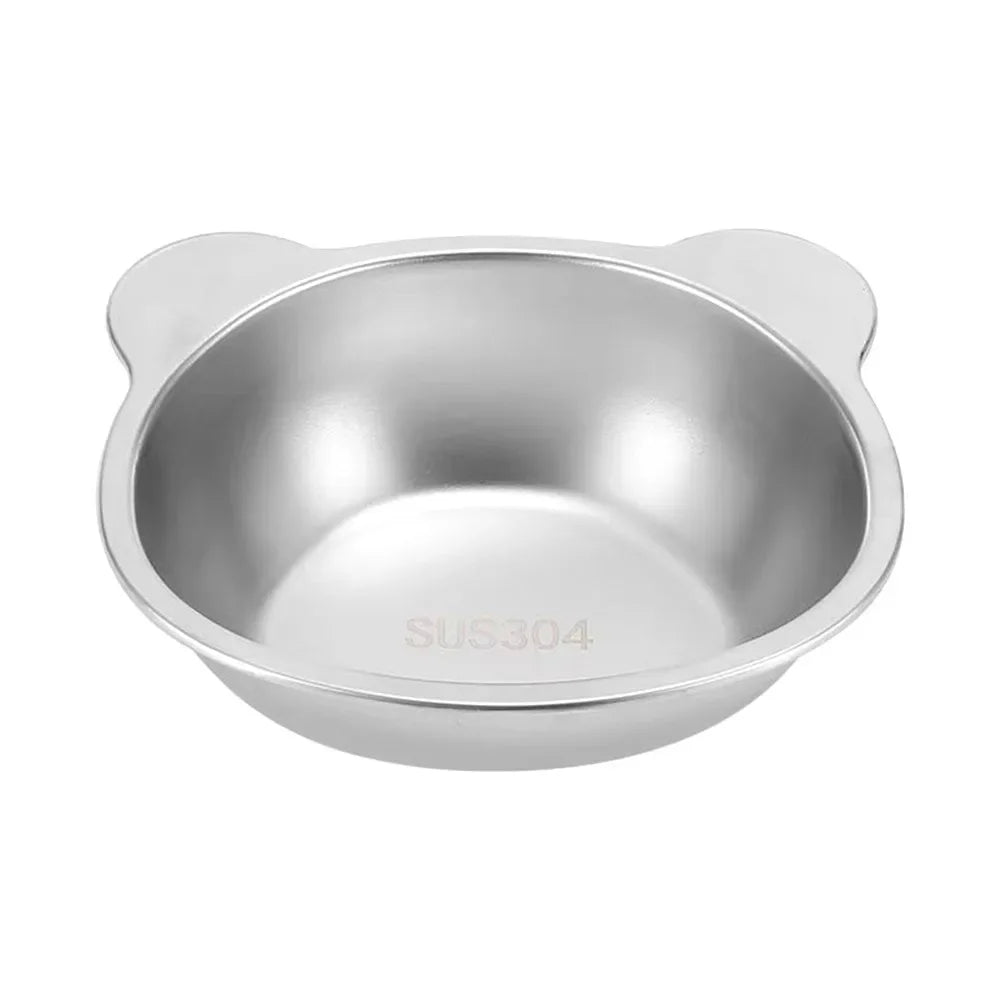 Elevated Cat Bowl – 15° Raised Stainless Steel Feeder