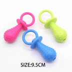 Dog Teething Toy, TPR Chew Stick & Treat Dispensing Toy