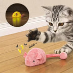 Interactive Cat Mouse Toy – Plush Self-Playing Toy for Cats