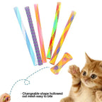 Cat Spring Toy – Colorful Interactive Paw Toy for Indoor Cats