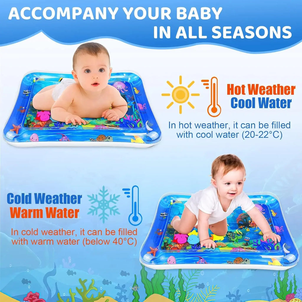 Pet Water Sensory Play Mat – Inflatable Ocean Playmat