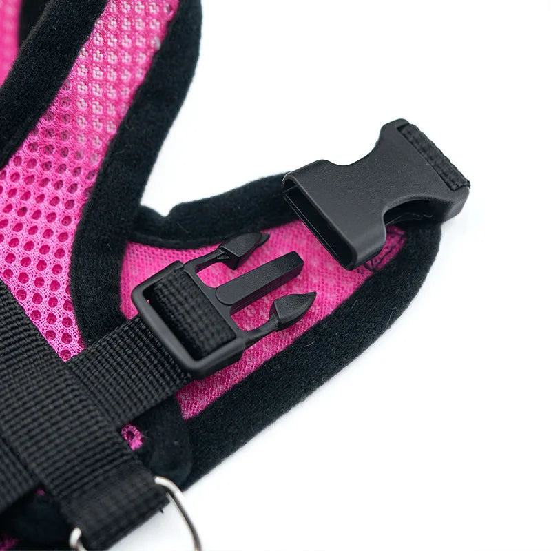 Adjustable Dog Harness Vest, Mesh Puppy Walking Harness