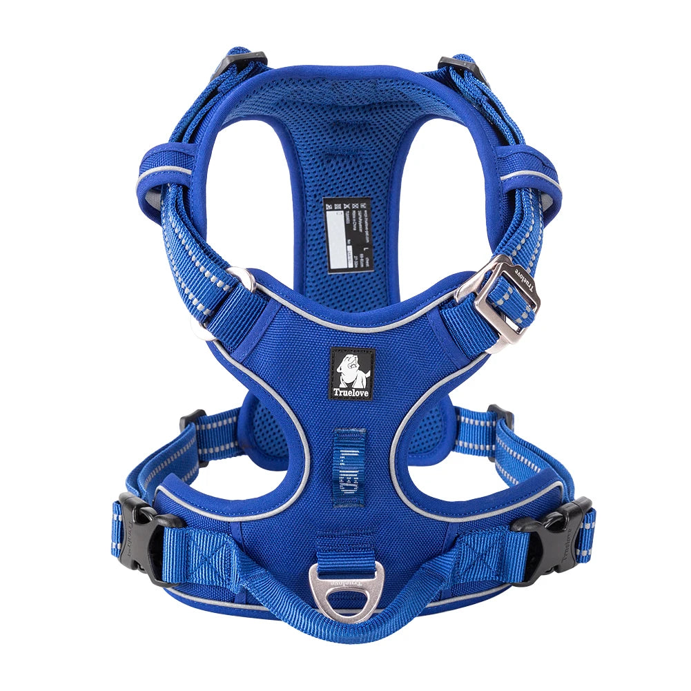 Reflective Dog Harness – Padded Outdoor Vest for All Sizes