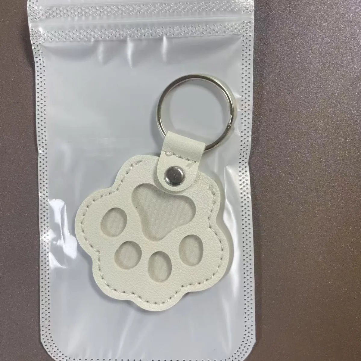 Dog Hair Keepsake Keychain – Leather