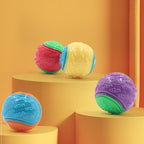 Interactive Dog Toy – Squeaky Ball for Teeth Cleaning