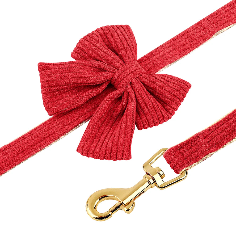 Dog Harness Leash Set, Soft Adjustable Harness & Collar for Small Dogs