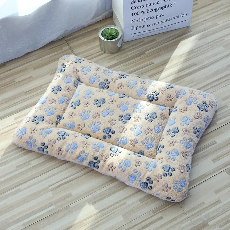 Cat Bed Mat – Double-Sided Plush Washable Bed for Cats & Small Dogs