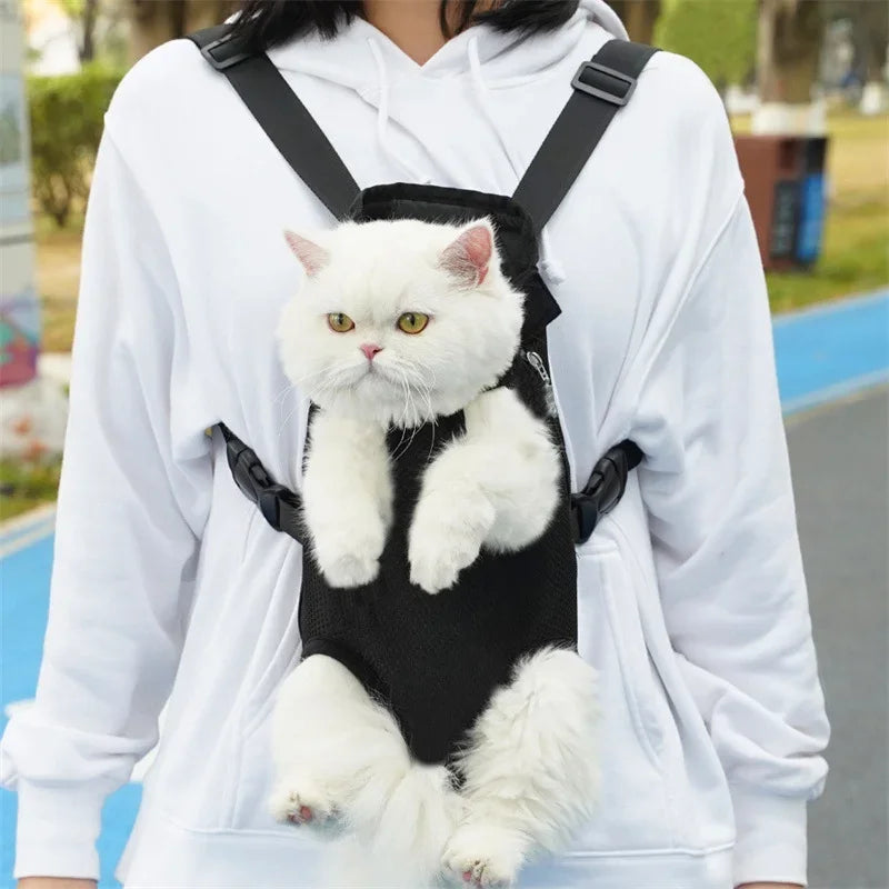 Cat Carrier Backpack – Adjustable Pet Travel Bag for Cats & Dogs
