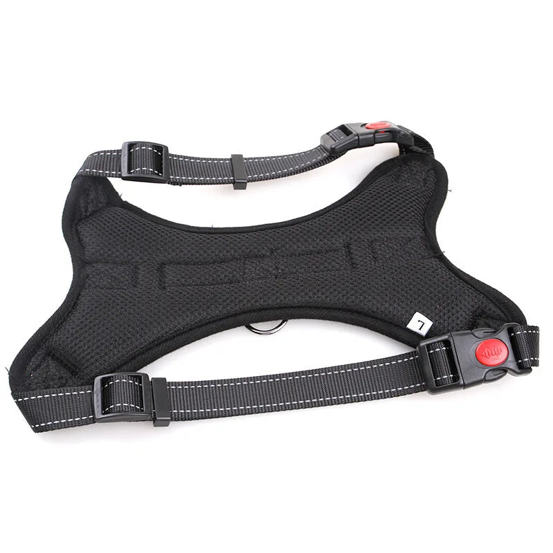 Dog Harness Vest – Padded Reflective Adjustable