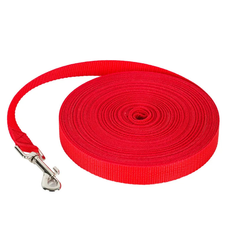 Long Dog Leash – 1.2M-30M Nylon Training Rope for Outdoor Use