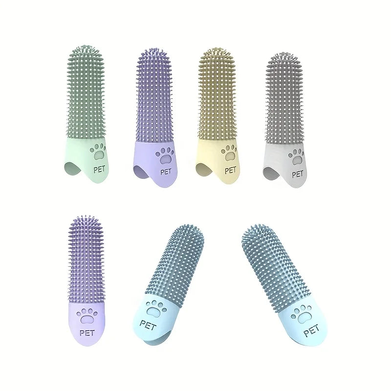 360° Silicone Dog Toothbrush – for Dogs & Cats
