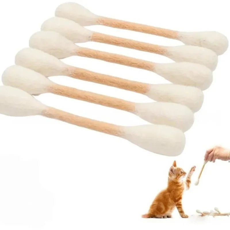 Catnip Chew Toy – Cotton Swab Shaped Cat Bite Stick