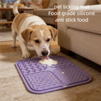 Dog Lick Mat Silicone Slow Feeder for Bathing & Training