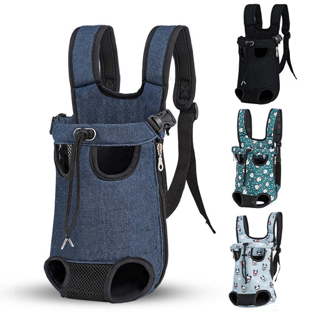Dog Carrier Backpack – Breathable Mesh Travel Bag for Small Dogs