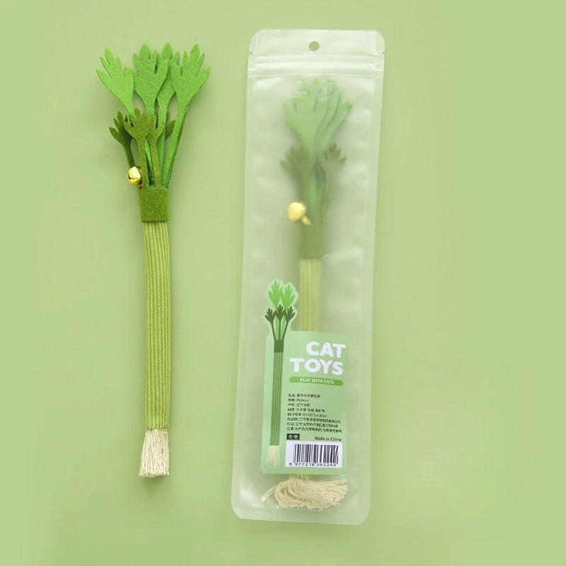 2Pcs Silver Vine Cat Toy, Interactive Chew & Teeth Cleaning Toy
