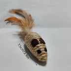 Sisal Mouse Cat Toy – Interactive Self-Play Toy for Kittens