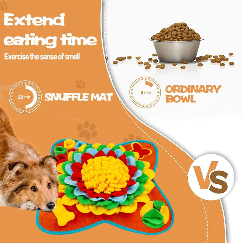 Dog Snuffle Mat – Interactive Foraging & Slow Feeder Toy