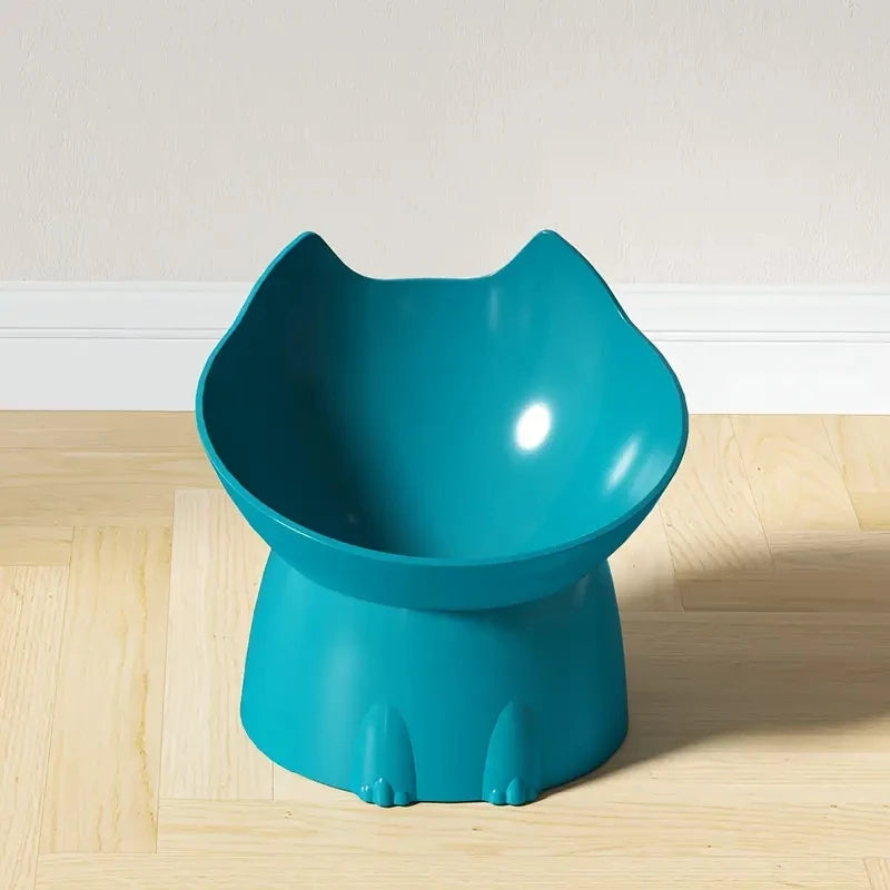 Elevated Cat Bowl – Anti-Tip Raised Feeding Dish