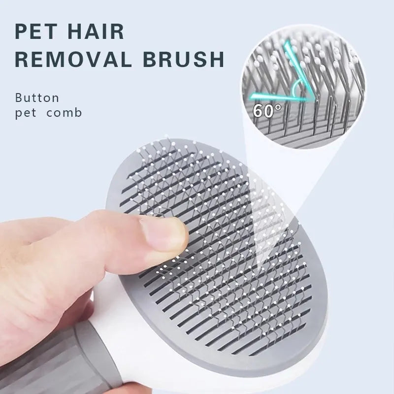 Dog Brush Self Cleaning Pet Hair Remover Grooming Tool