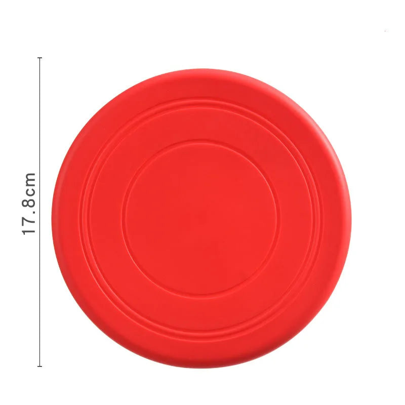Flying Disc Dog Toy – Silicone Interactive Fetch Disc