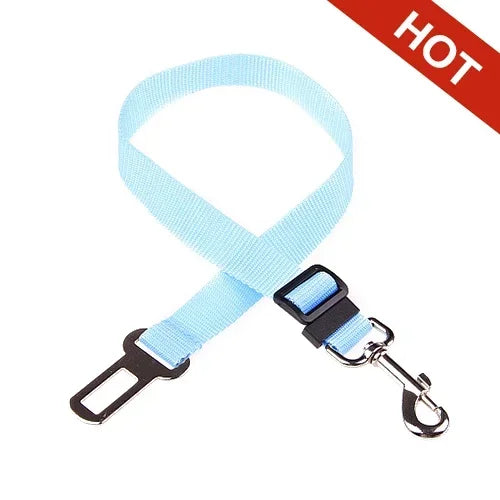 Dog Car Seat Belt – Adjustable Pet Safety Harness with Quick Release