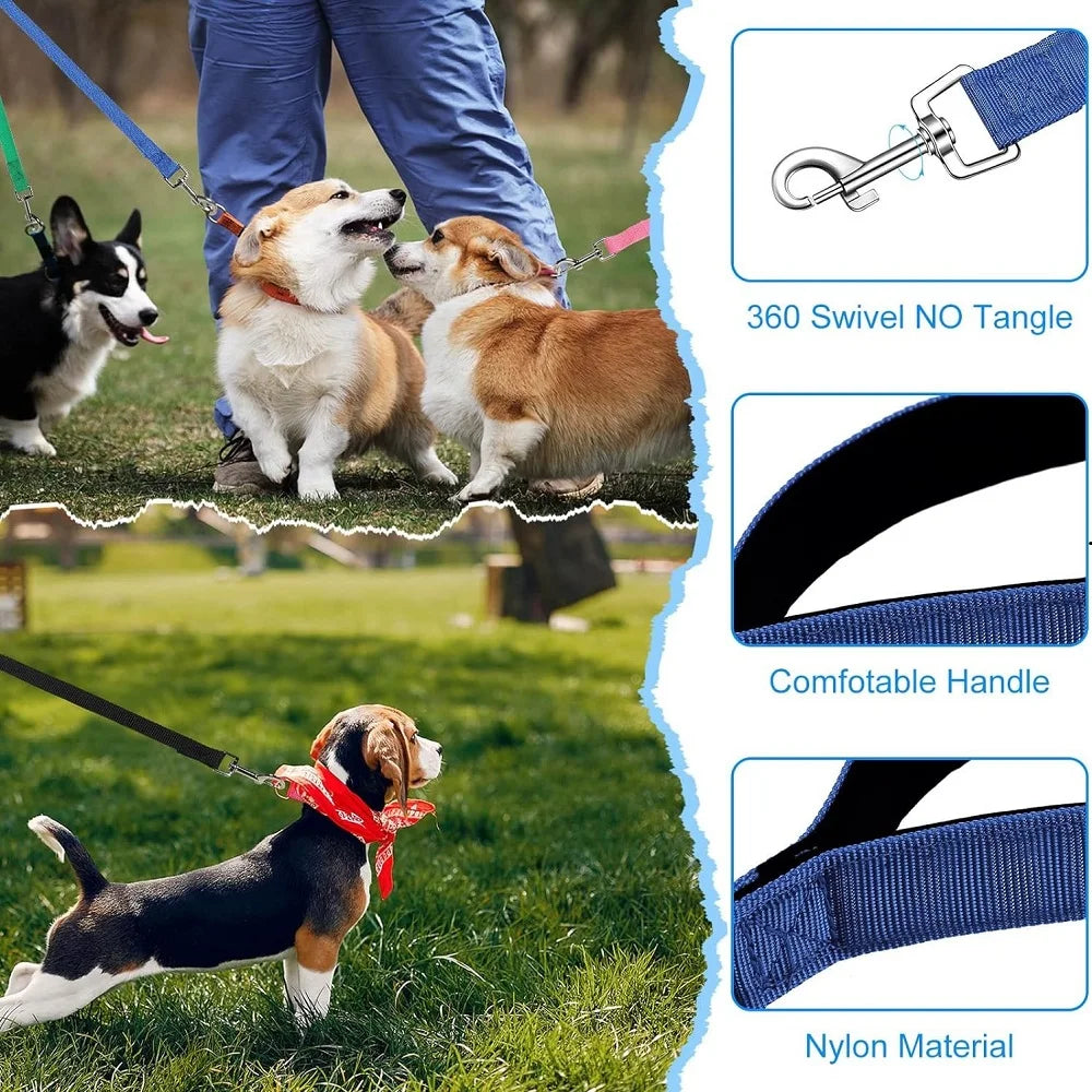 Long Dog Leash – 1.2M-30M Nylon Training Rope for Outdoor Use