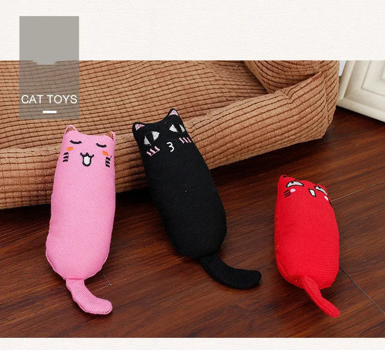 Catnip Cat Toy with Rustle Sound, Plush Toy for Kittens