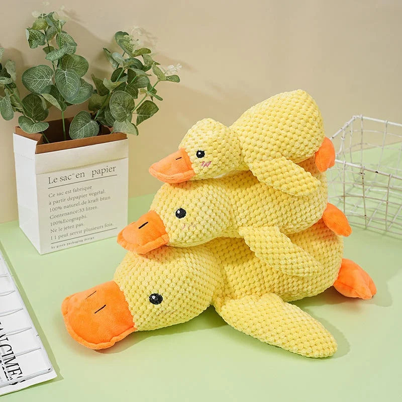 Squeaky Duck Dog Toy – Plush Sound Toy for Puppies & Dogs