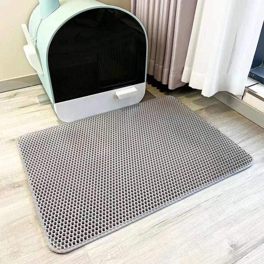 Cat Litter Mat – Washable Waterproof Double Layer EVA Pad