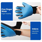 Cat Grooming Glove, Pet Hair Removal & Massage Brush for Cats and Dogs