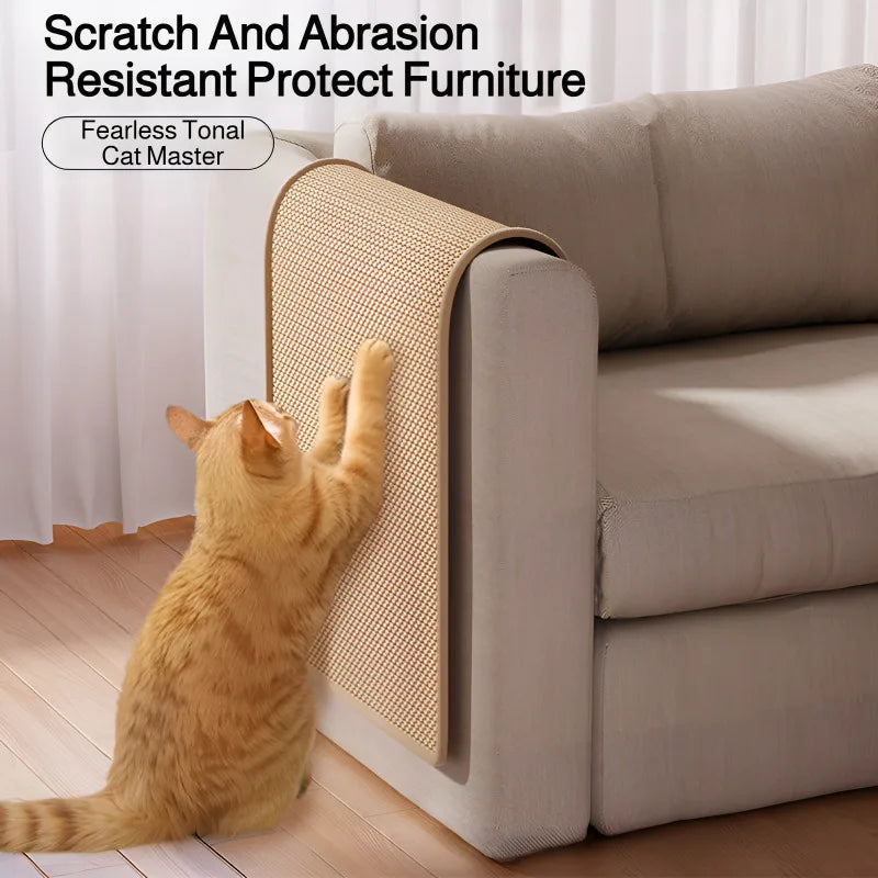 Multi-Function Cat Sisal Scratcher Pad, Sofa Protection Anti-Scratch Mat, No Lint Claw Grinding Pad for Cat Pet Daily Supplies