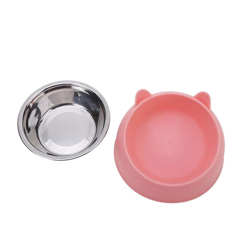 Elevated Cat Bowl – Inclined Stainless Steel Feeding Bowl