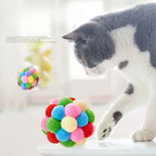 Cat Ball Toy Set – Plush, Woolen & Bell Balls for Cats