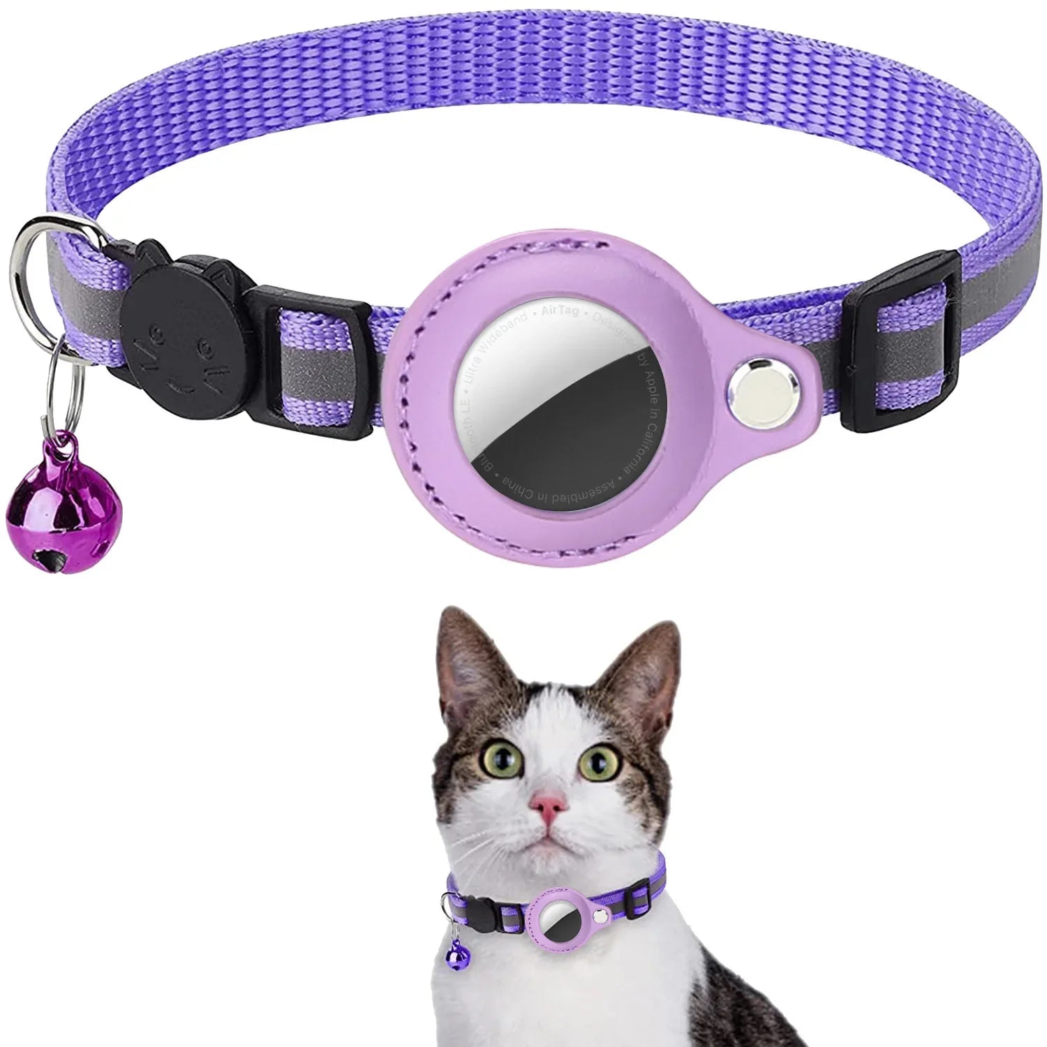 AirTag Cat Collar with Holder