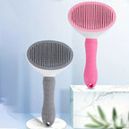 Self Cleaning Slicker Brush, Pet Hair Remover for Dogs & Cats